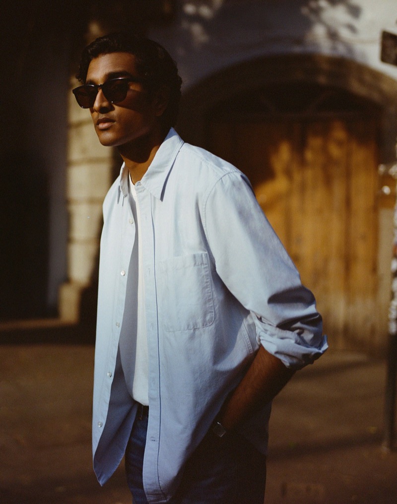 Jeenu Mahadevan wears a summer look from Madewell. » Madewell’s Summer 2025 Collection Lands in Mexico City Jeenu Mahadevan wears a summer look from Madewell.