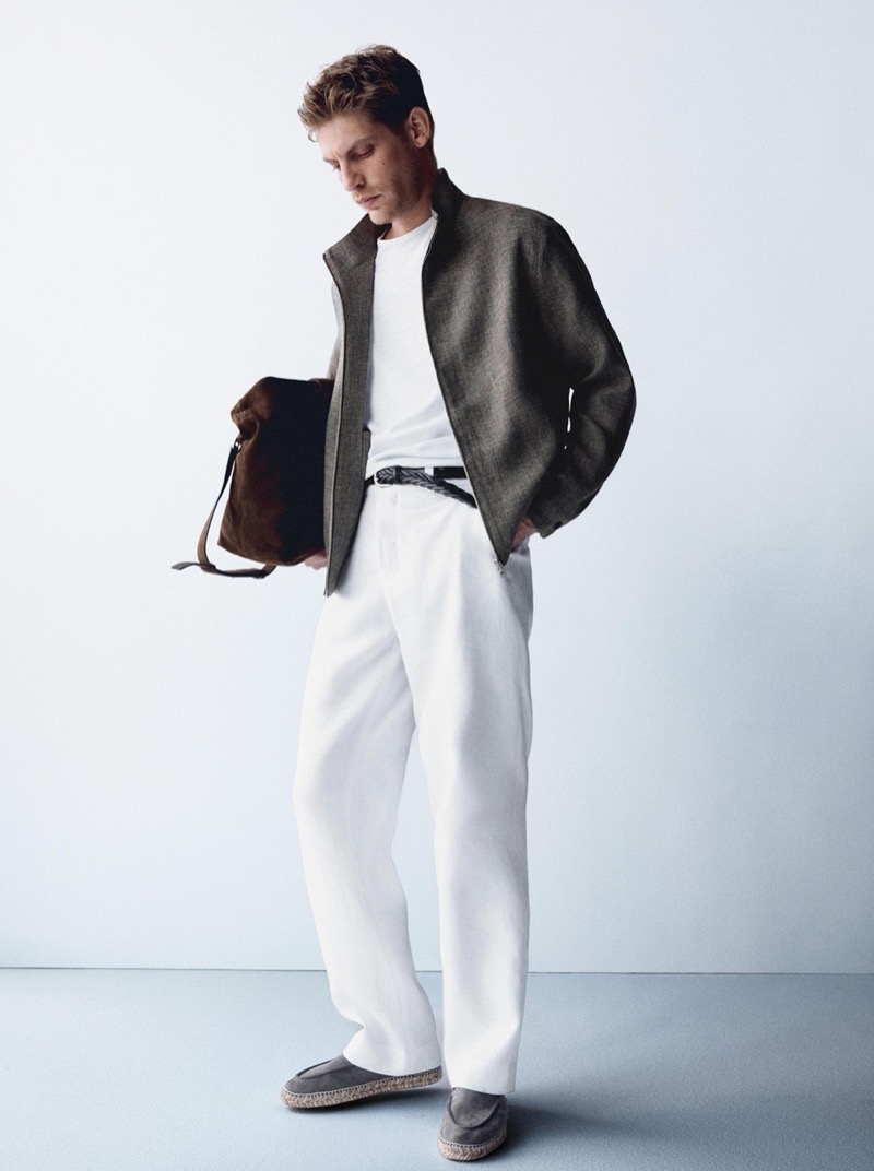» Massimo Dutti Highlights Summer Style with Essential Shoes Massimo Dutti Stance 004