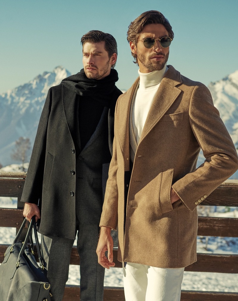 Danilo Fonseca and Guilherme Ripper star in the Peter Jackson winter 2025 campaign. » Peter Jackson Elevates Winter Tailoring with Higher Ground Danilo Fonseca and Guilherme Ripper star in the Peter Jackson winter 2025 campaign.