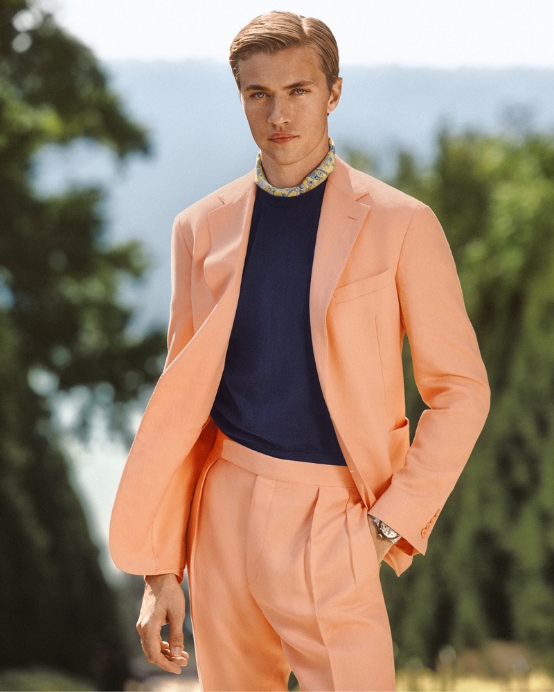 » Ralph Lauren Purple Label Dresses the Season in Color Ralph Lauren Purple Label Spring Summer 2025 002