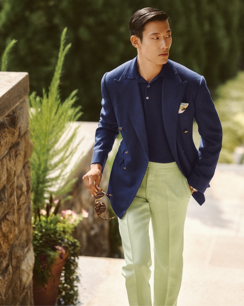 » Ralph Lauren Purple Label Dresses the Season in Color Ralph Lauren Purple Label Spring Summer 2025 005
