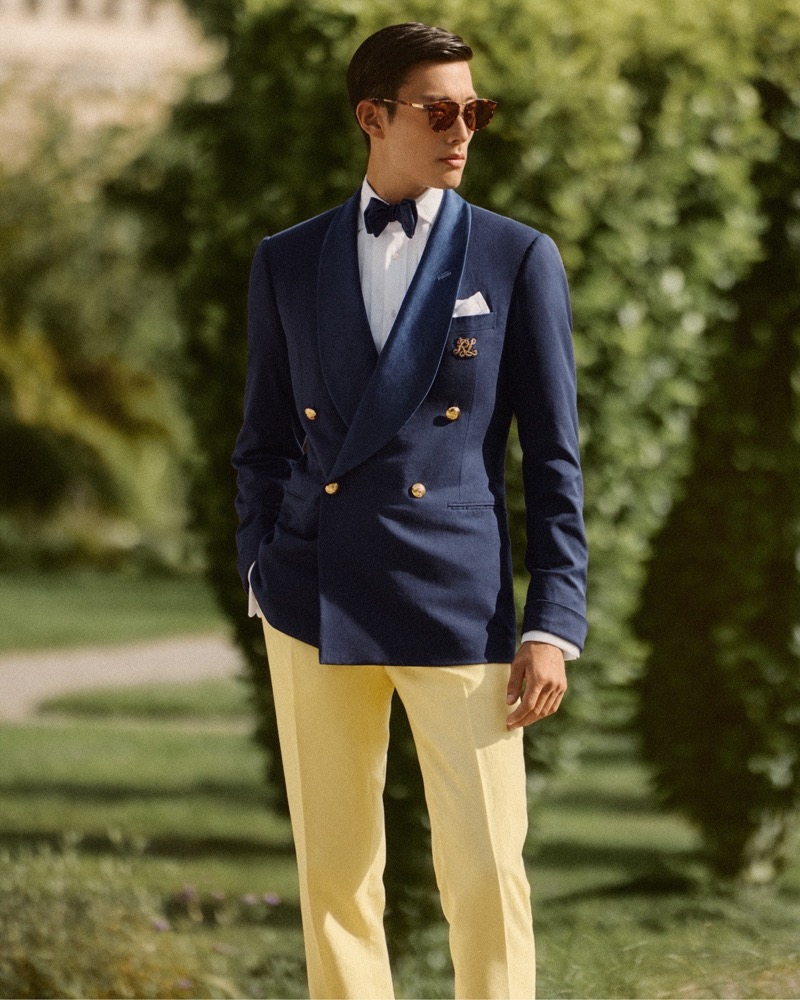 » Ralph Lauren Purple Label Dresses the Season in Color Ralph Lauren Purple Label Spring Summer 2025 009