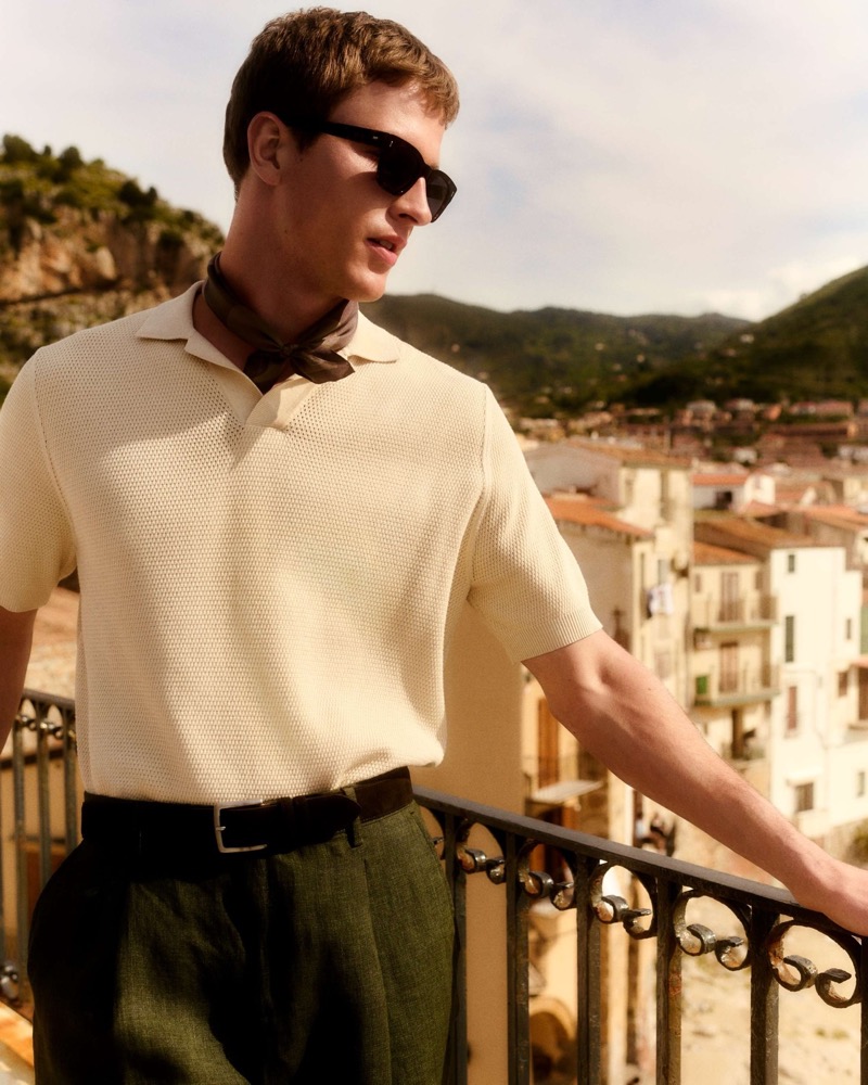 Keno Von Keudell stars in the Sunspel high summer 2025 campaign. » Sunspel Revisits 1950s Riviera for High Summer 2025 Keno Von Keudell stars in the Sunspel high summer 2025 campaign.