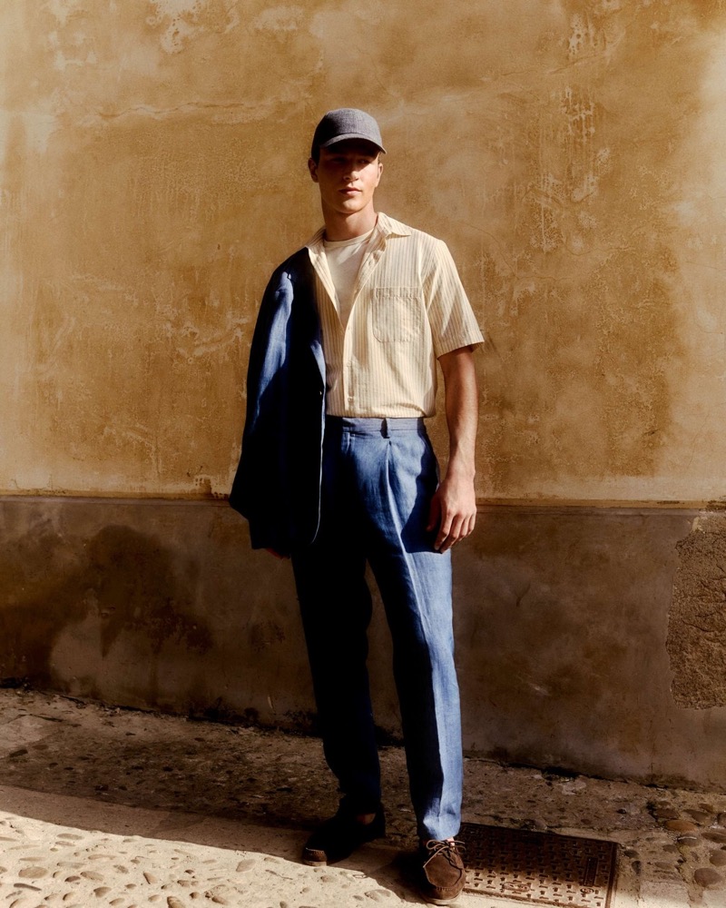 » Sunspel Revisits 1950s Riviera for High Summer 2025 Sunspel High Summer 2025 Campaign 004