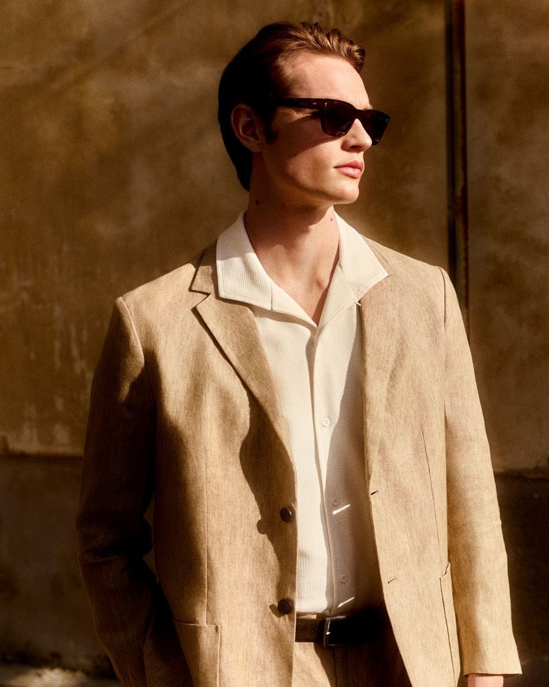 Dylan Lloyd Courtaillac fronts the Sunspel high summer 2025 campaign. » Sunspel Revisits 1950s Riviera for High Summer 2025 Dylan Lloyd Courtaillac fronts the Sunspel high summer 2025 campaign.