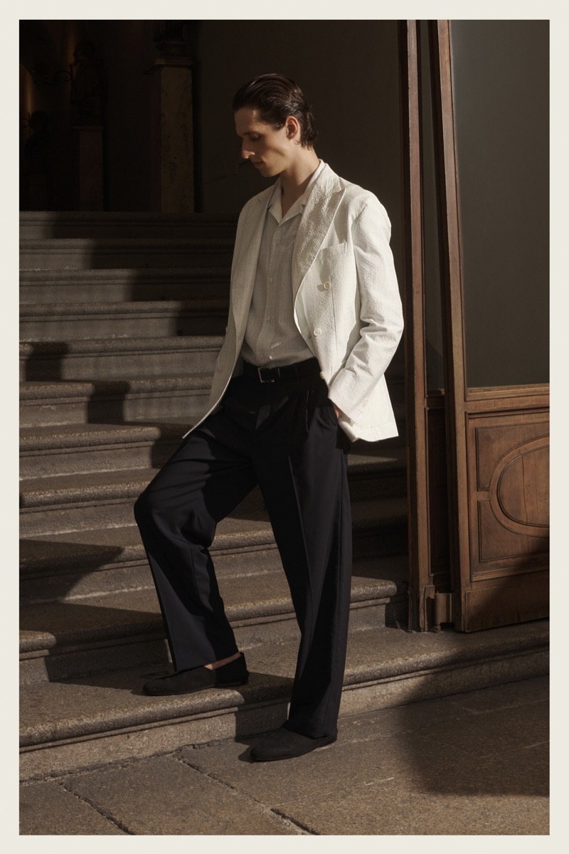 » Brioni Spring 2026 Refines Tailoring with a Softer Attitude Brioni Spring Summer 2026 Collection 013