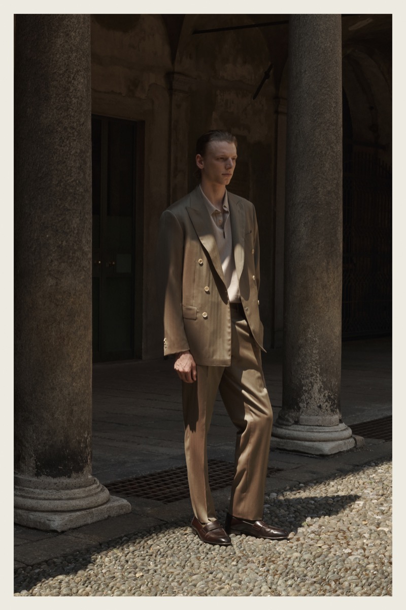 » Brioni Spring 2026 Refines Tailoring with a Softer Attitude Brioni Spring Summer 2026 Collection 014