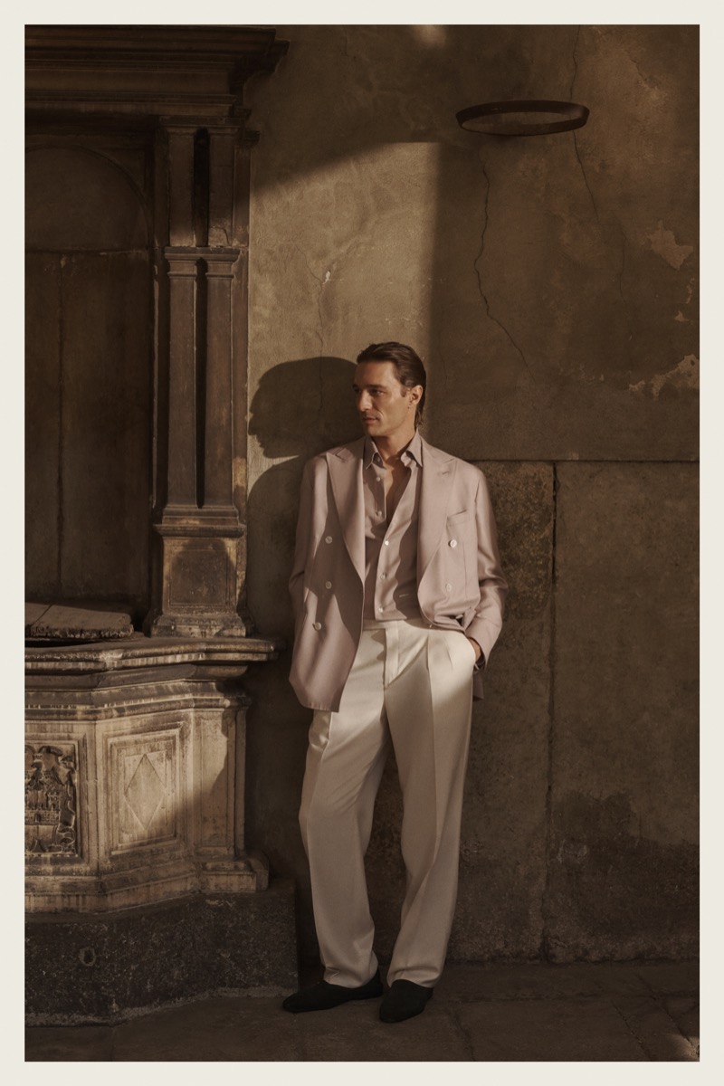 » Brioni Spring 2026 Refines Tailoring with a Softer Attitude Brioni Spring Summer 2026 Collection 015
