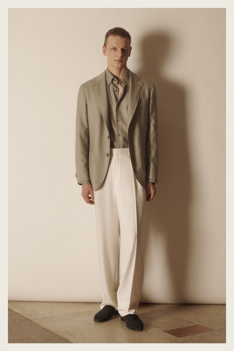 » Brioni Spring 2026 Refines Tailoring with a Softer Attitude Brioni Spring Summer 2026 Collection 020