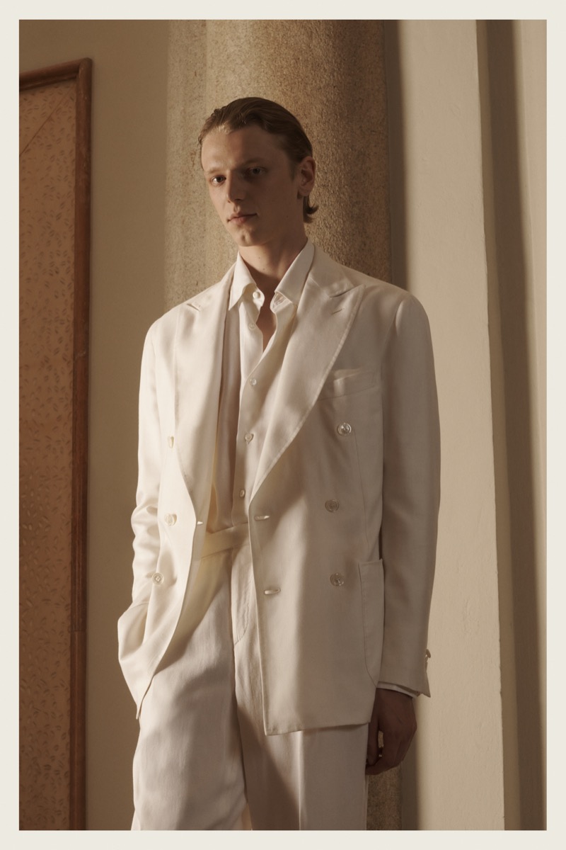 » Brioni Spring 2026 Refines Tailoring with a Softer Attitude Brioni Spring Summer 2026 Collection 028