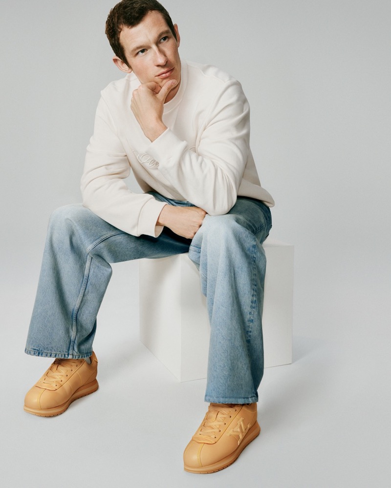 » Callum Turner Laces Up Louis Vuitton’s LV BUTTERSOFT Callum Turner Louis Vuitton LV BUTTERSOFT Campaign 2025 004