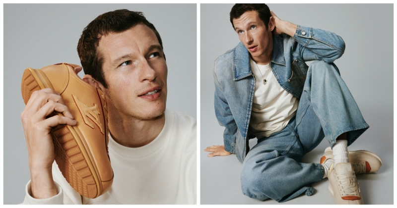 Callum turner for louis vuitton lv buttersoft sneaker campaign 2025