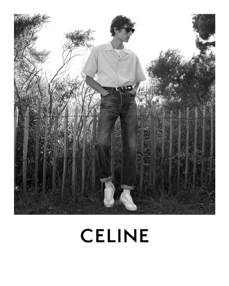 Saul Symon stars in the Celine fall 2025 part 1 campaign. » Celine Updates Staples for a Cool Fall 2025 Mood Saul Symon stars in the Celine fall 2025 part 1 campaign.