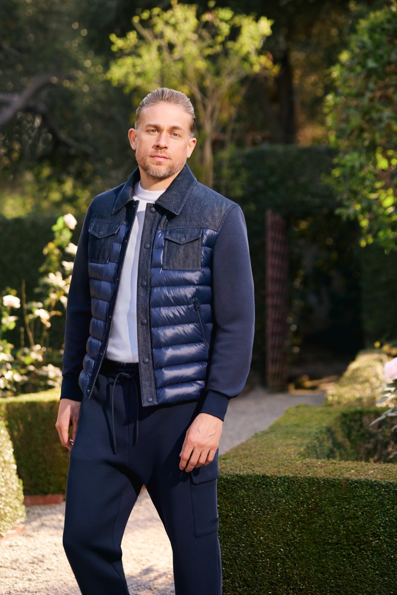 Charlie Hunnam fronts the Mackage pre-fall 2025 capsule. » Mackage Balances Denim & Tech in Pre-Fall 2025 Capsule Charlie Hunnam fronts the Mackage pre-fall 2025 capsule.