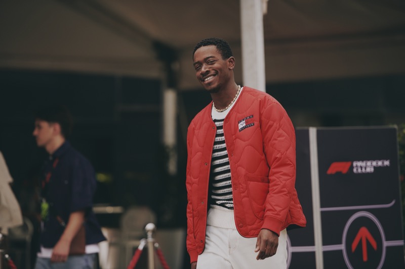 » Tommy Hilfiger & F1 Movie Shift Gears with APXGP Collection Damson Idris Tommy Hilfiger APXGP F1 Collection 004