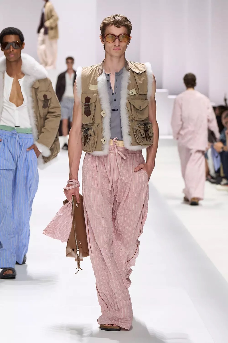 » Dolce & Gabbana Spring 2026 Introduces the Pyjama Boys Dolce Gabbana Spring Summer 2026 004