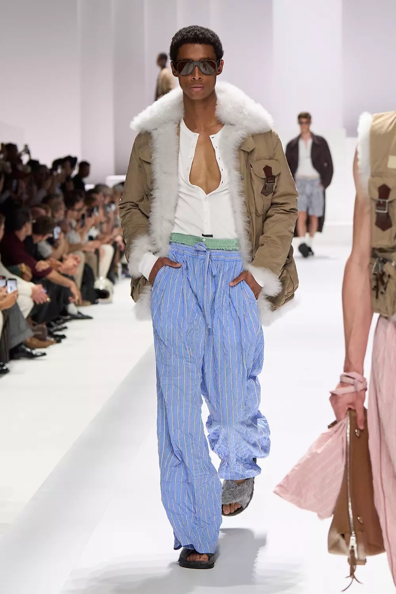 » Dolce & Gabbana Spring 2026 Introduces the Pyjama Boys Dolce Gabbana Spring Summer 2026 005