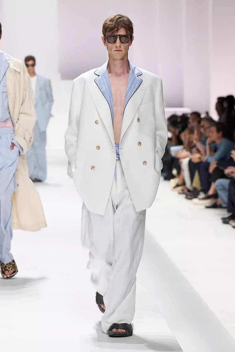 » Dolce & Gabbana Spring 2026 Introduces the Pyjama Boys Dolce Gabbana Spring Summer 2026 012