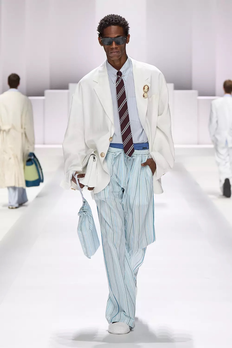» Dolce & Gabbana Spring 2026 Introduces the Pyjama Boys Dolce Gabbana Spring Summer 2026 015