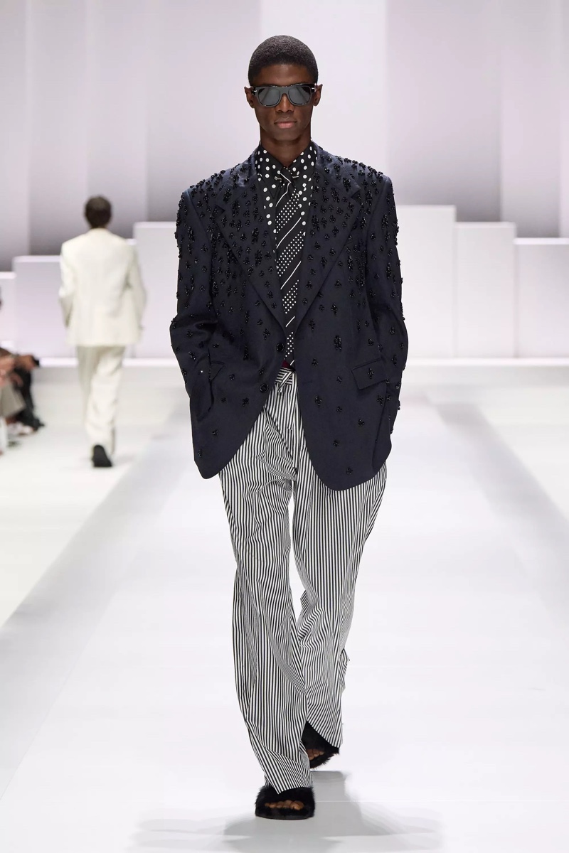 » Dolce & Gabbana Spring 2026 Introduces the Pyjama Boys Dolce Gabbana Spring Summer 2026 022