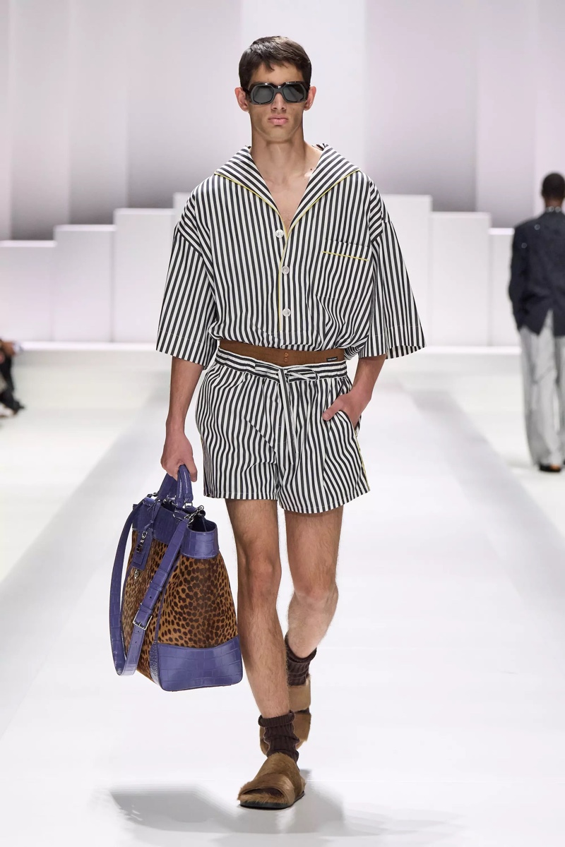 » Dolce & Gabbana Spring 2026 Introduces the Pyjama Boys Dolce Gabbana Spring Summer 2026 024