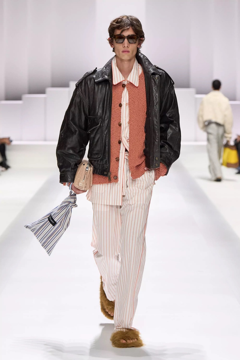 » Dolce & Gabbana Spring 2026 Introduces the Pyjama Boys Dolce Gabbana Spring Summer 2026 048