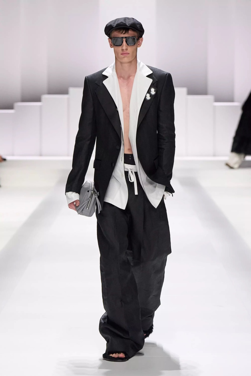» Dolce & Gabbana Spring 2026 Introduces the Pyjama Boys Dolce Gabbana Spring Summer 2026 063