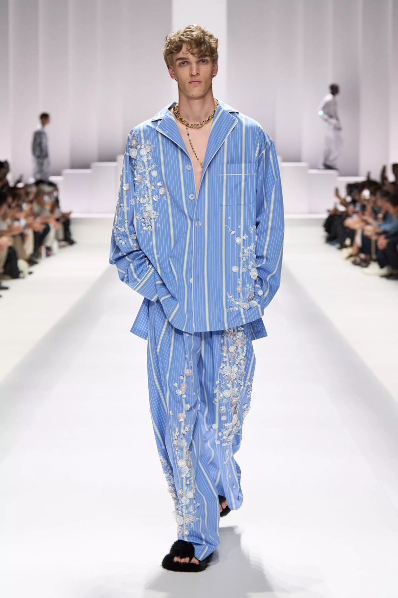 » Dolce & Gabbana Spring 2026 Introduces the Pyjama Boys Dolce Gabbana Spring Summer 2026 067