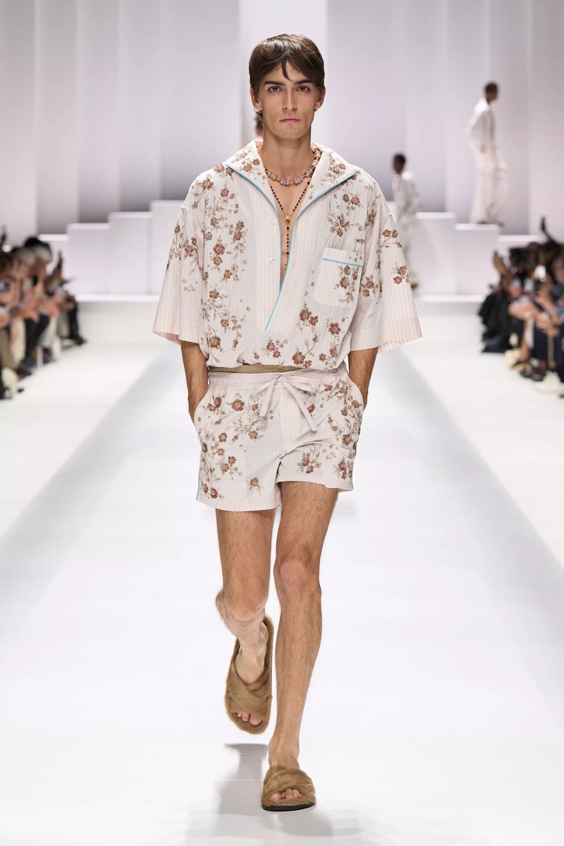 » Dolce & Gabbana Spring 2026 Introduces the Pyjama Boys Dolce Gabbana Spring Summer 2026 084