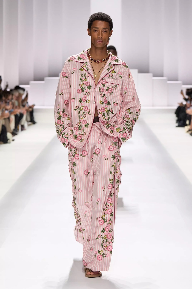 » Dolce & Gabbana Spring 2026 Introduces the Pyjama Boys Dolce Gabbana Spring Summer 2026 086