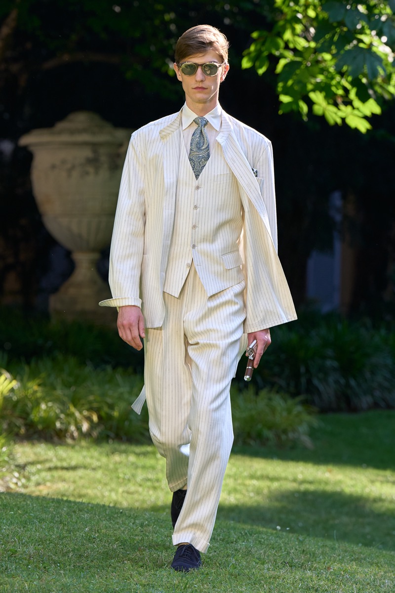 » Dunhill Spring 2026 Blends Aristocracy with English Rock Dunhill Spring Summer 2026 029