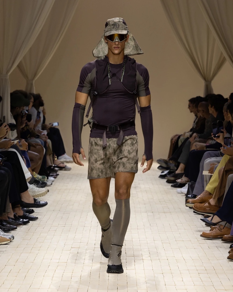» Emporio Armani Spring 2026 Dresses the Modern Nomad Emporio Armani Spring Summer 2026 007