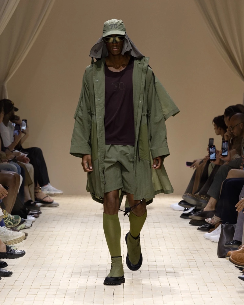 » Emporio Armani Spring 2026 Dresses the Modern Nomad Emporio Armani Spring Summer 2026 018