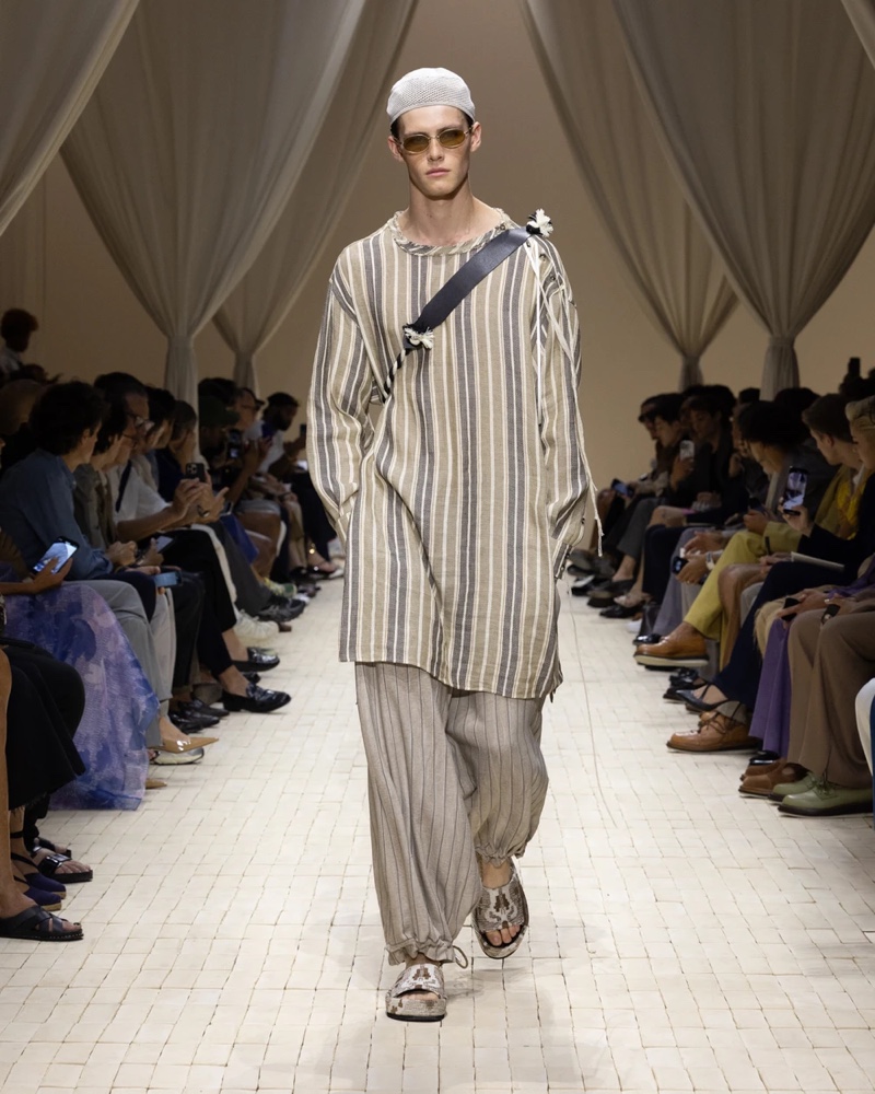 » Emporio Armani Spring 2026 Dresses the Modern Nomad Emporio Armani Spring Summer 2026 054