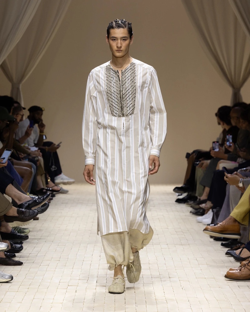 » Emporio Armani Spring 2026 Dresses the Modern Nomad Emporio Armani Spring Summer 2026 092
