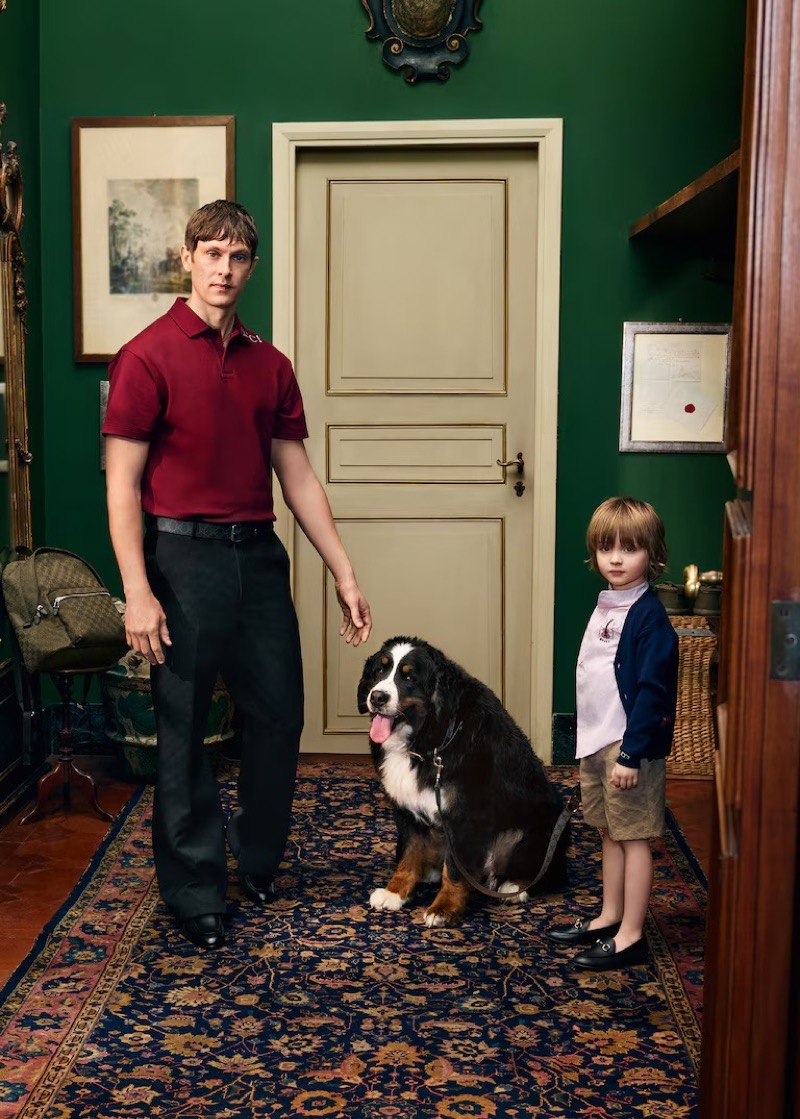 The modeling genes prove to run in the family as Mathias Lauridsen and his son Ossian appear in the Gucci Together Father's Day advertisement. » Gucci Together Brings New Meaning to Father’s Day The modeling genes prove to run in the family as Mathias Lauridsen and his son Ossian appear in the Gucci Together Father's Day advertisement.