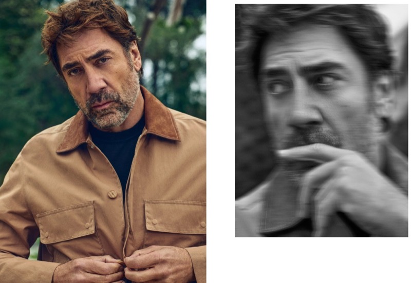 Javier Bardem wears a Fendi jacket for GQ España. » Javier Bardem Talks F1 & More with GQ España Javier Bardem wears a Fendi jacket for GQ España.