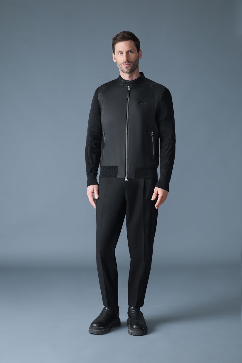 » Mackage Balances Denim & Tech in Pre-Fall 2025 Capsule Mackage Pre Fall 2025 002