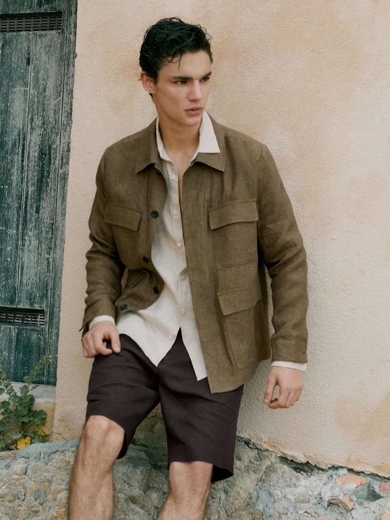 » Saint-Tropez Sets the Tone for Massimo Dutti's Summer Massimo Dutti 2025 Saint Tropez 008