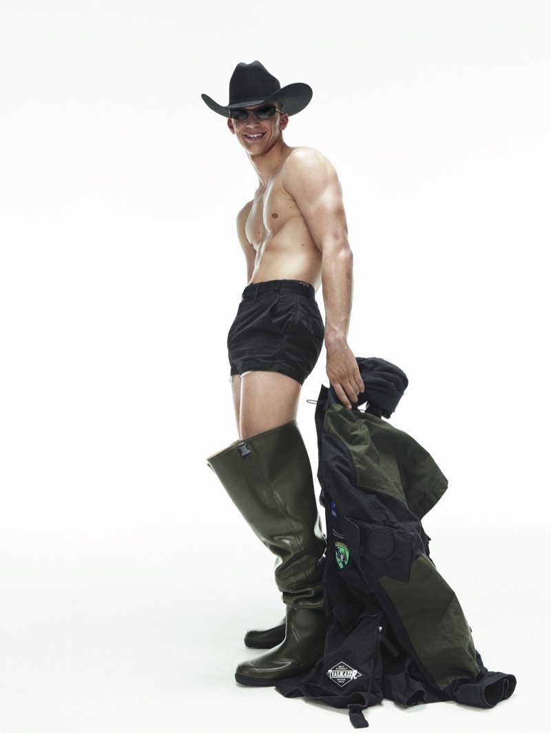 Simon Franck appears in the Snow Goose by Canada Goose spring-summer 2025 campaign.