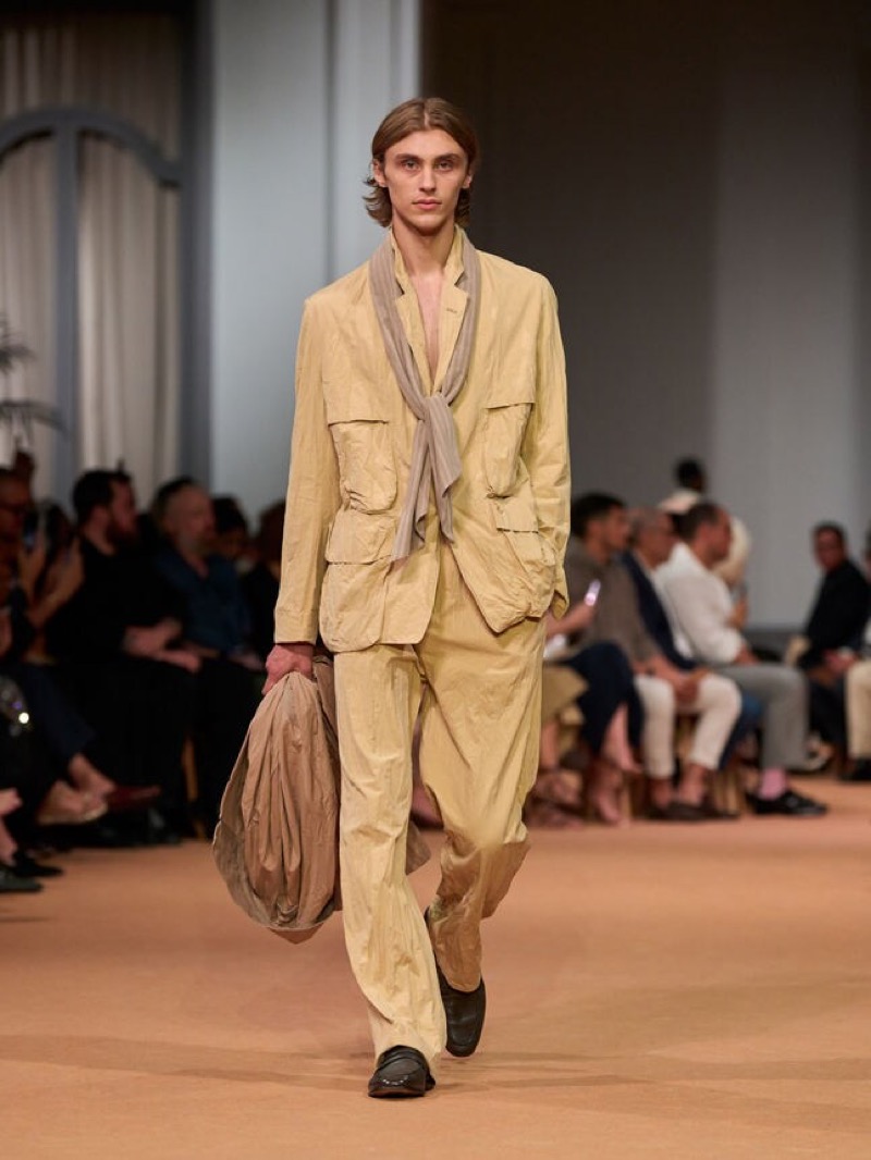 » Zegna Summer 2026 Sets a Slower Pace for Tailored Dressing Zegna Summer 2026 Collection 010