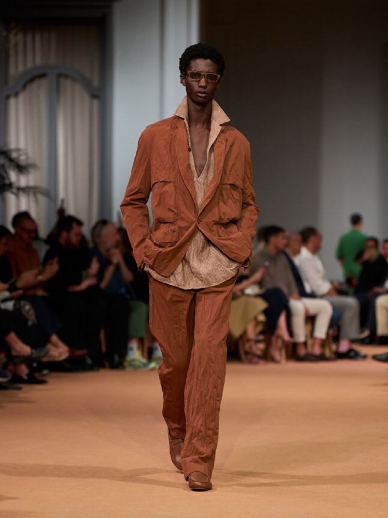 » Zegna Summer 2026 Sets a Slower Pace for Tailored Dressing Zegna Summer 2026 Collection 026