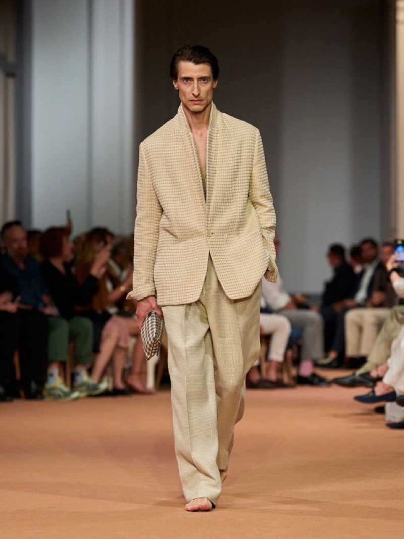 » Zegna Summer 2026 Sets a Slower Pace for Tailored Dressing Zegna Summer 2026 Collection 028