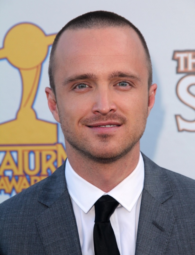 Aaron Paul buzz cut
