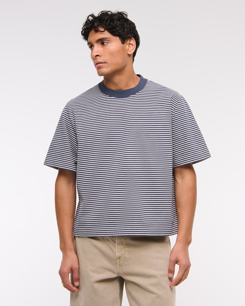 Abercrombie & Fitch cropped striped T-shirt men » Why You’ll Always Come Back to the Striped T-shirt Abercrombie & Fitch cropped striped T-shirt men