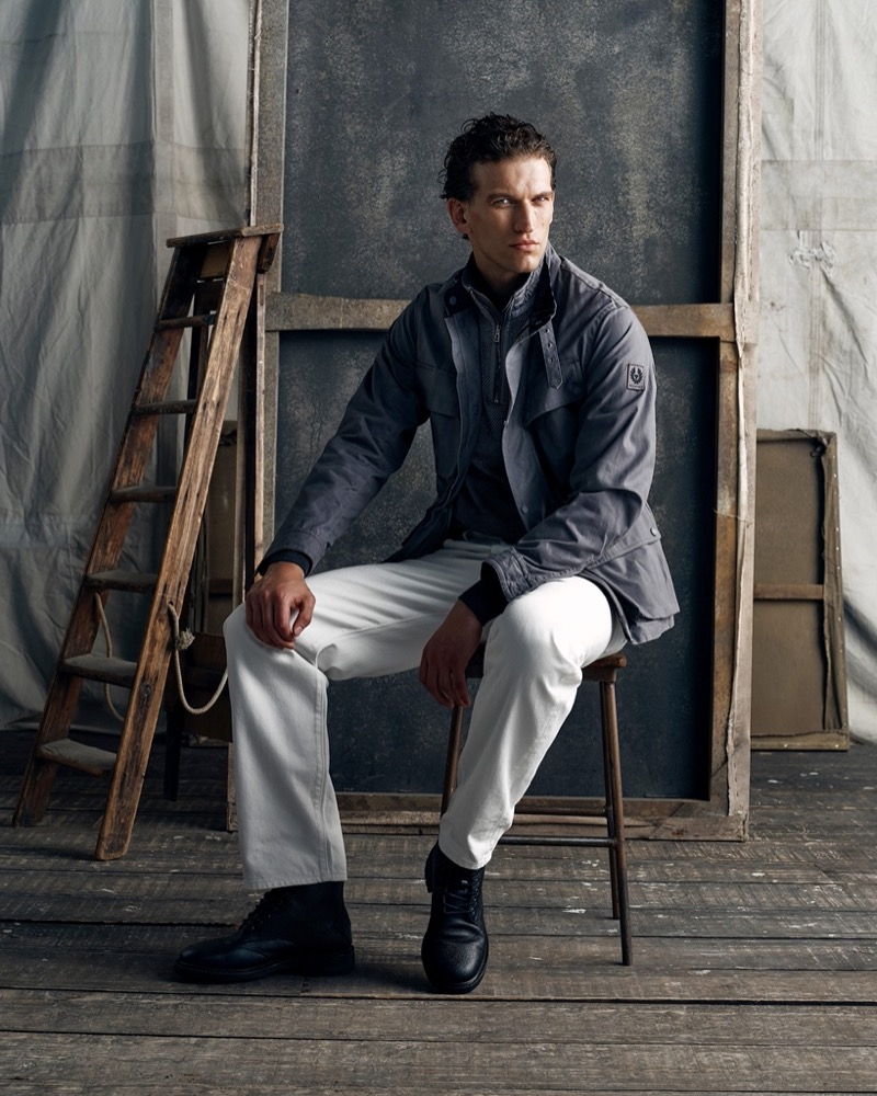 » Belstaff Returns to Its Roots With Waxed Cotton Icons Belstaff Pioneers in Waxed Cotton Campaign 2025 002