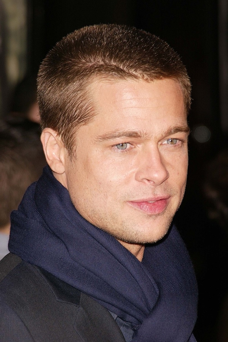 Brad Pitt buzz cut