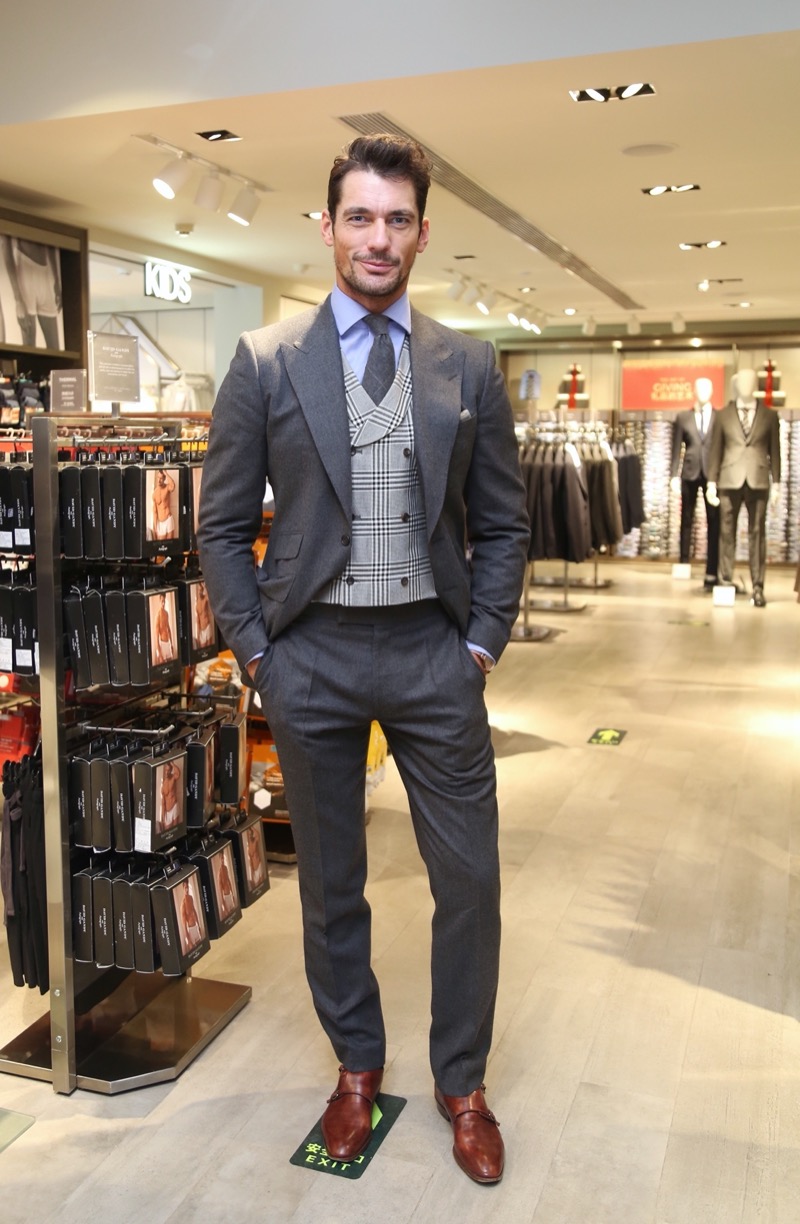 A British suit highlights a Glen check waistcoat that's unmistakably Savile Row-coded. » How American, British & Italian Suits Make Their Mark A British suit highlights a Glen check waistcoat that's unmistakably Savile Row-coded.