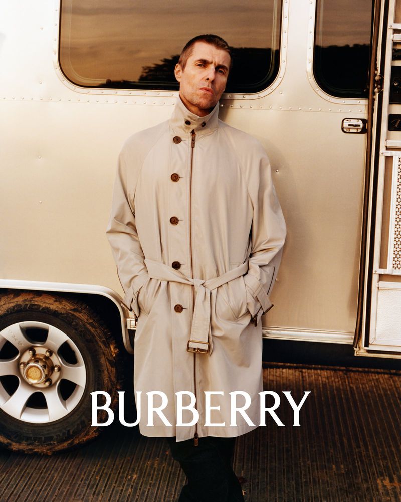Liam Gallagher stars in the Burberry Festival campaign. » Burberry Festival Puts the Gallaghers in the Spotlight Liam Gallagher stars in the Burberry Festival campaign.