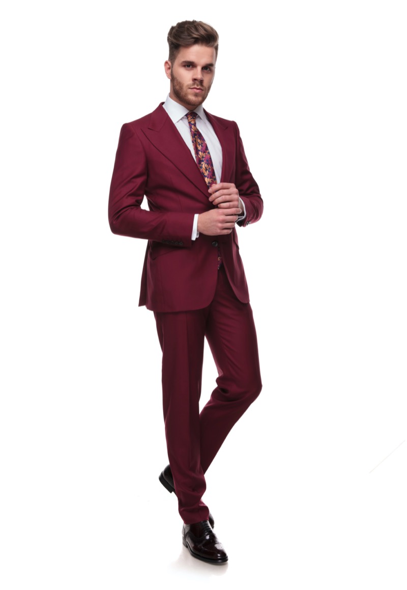 Burgundy Suit Men » Suit Colors Explained: From Classic Neutrals to Bold Options Burgundy Suit Men